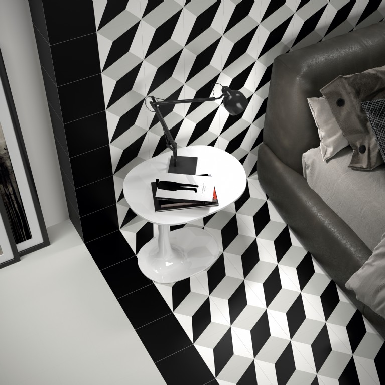 Naxos 20x20 - Doria Black 20x20