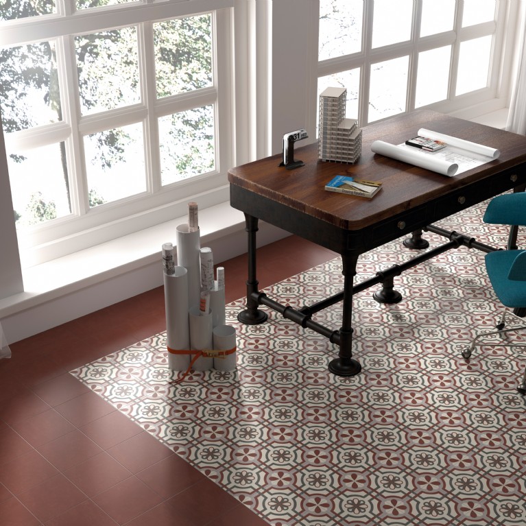 Saudade Bermellon 20x20 - Evora 20x20