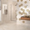 Lavabo Heller White&Gold