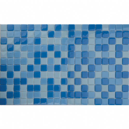 FH-25141 Açık Mavi, Mavi, Koyu Mavi Karışım 25x25